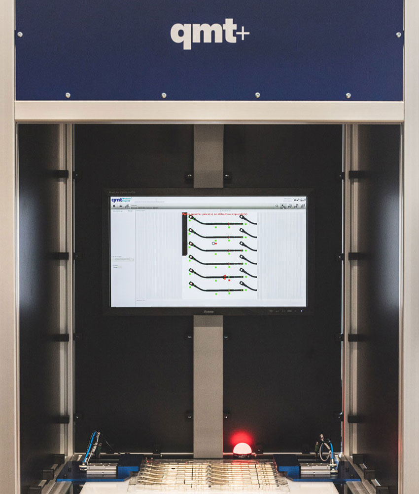 Appareil de contrôle de conformité avant livraison de pièces emballées pour Baud Industries